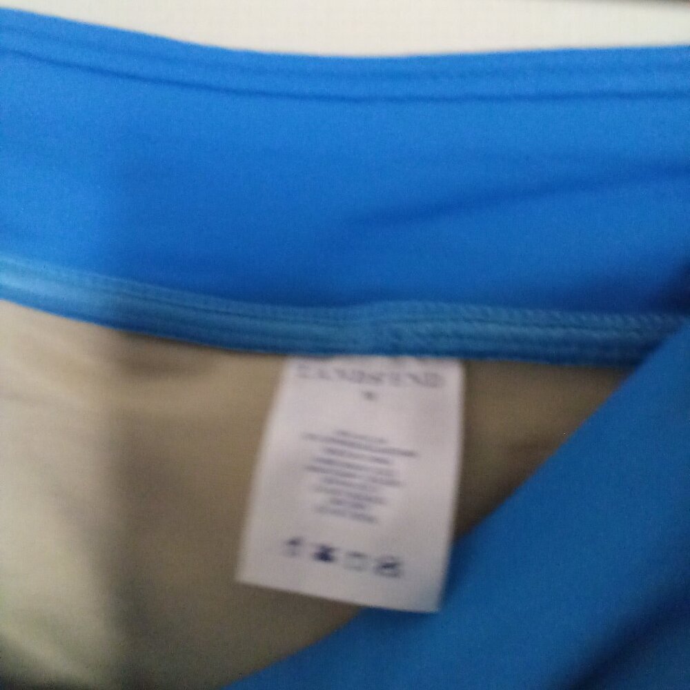 Lands' End Skort Swim Bottom Women 16 Bikini With Skirt Blue - Picture 7 of 12